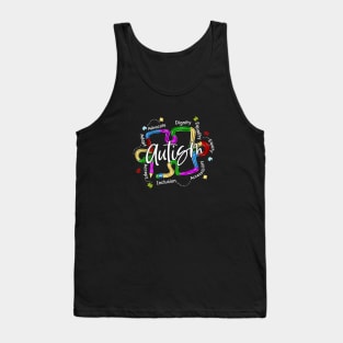 Autism AdvocacyInclusion, Equality and Acceptance Tank Top